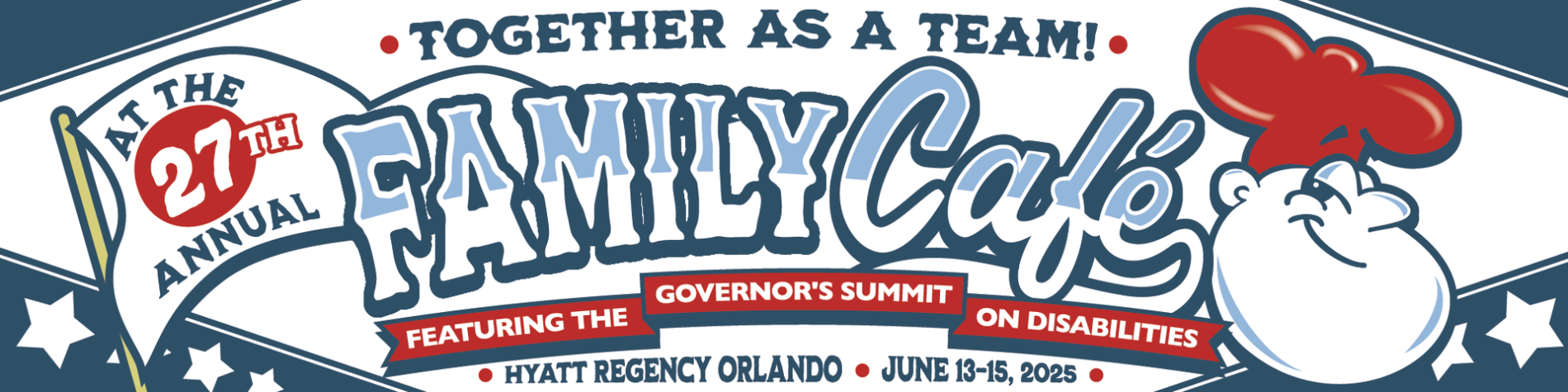 The 27th Annual Family Cafe June 13-15, 2025