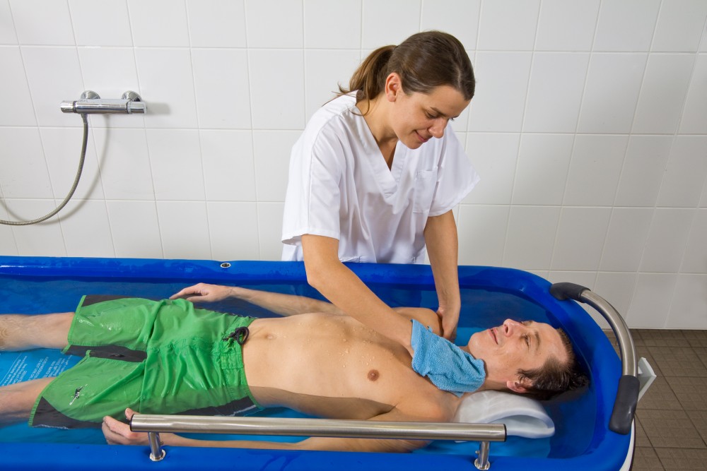 Shower-bathing trolley Shower-bathing trolley - SureHands Patient lift hoist