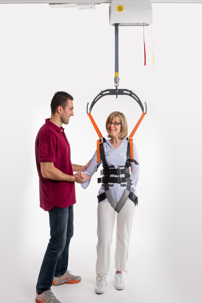 Ceiling Lift Track System ; Walking harness Ceiling Lift Track System ; Walking harness - SureHands Patient lift hoist