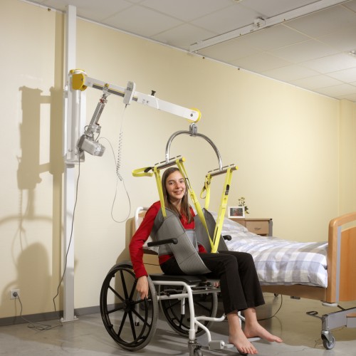 Wall-to-Wall™ lift systems - SureHands Patient lift hoist