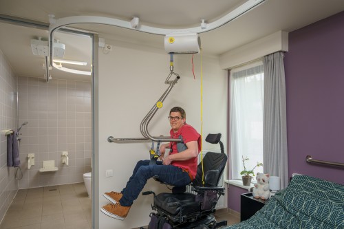 Ceiling Lift Track System ; Ceiling Track Rails ; SureHands® Body Support Ceiling Lift Track System ; Ceiling Track Rails ; SureHands® Body Support - SureHands Patient lift hoist