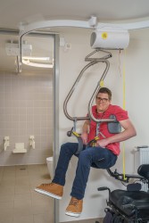 Ceiling Lift Track System ; Ceiling Track Rails ; SureHands® Body Support - SureHands Patient lift hoist
