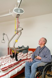 Ceiling Lift Track System ; Ceiling Lift System Installations ; SureHands® Body Support - SureHands Patient lift hoist