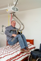 Ceiling Lift Track System ; Ceiling Lift System Installations ; SureHands® Body Support - SureHands Patient lift hoist