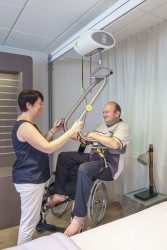Ceiling Lift Track System ; The Freedom Bridge - SureHands Patient lift hoist