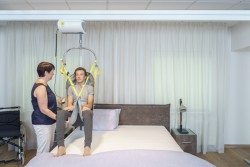Ceiling Lift Track System ; The Freedom Bridge - SureHands Patient lift hoist