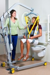 Mobile lift 1641 ; Hygiene sling - SureHands Patient lift hoist