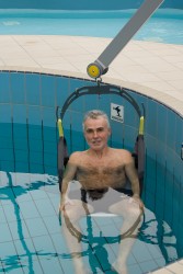 Wheelchair-to-Water™ Pool Lift , Seat sling PVC , Classic spreader bar