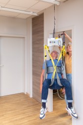 Portable ceiling lift with “tarzan” system - SureHands Patient lift hoist