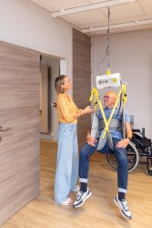 Portable ceiling lift with “tarzan” system - SureHands Patient lift hoist