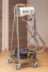 Portable Ceiling Motor ; Transport trolley for Track-to-Track Motor™ - SureHands Patient lift hoist