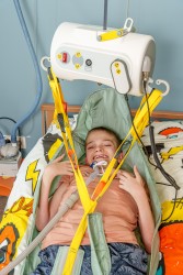 Portable ceiling lift with “tarzan” system - SureHands Patient lift hoist