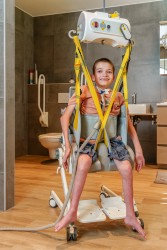 Portable ceiling lift with “tarzan” system - SureHands Patient lift hoist