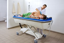 Shower-bathing trolley - SureHands Patient lift hoist
