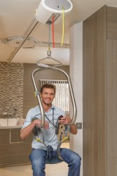 Ceiling Lift Track System ; SureHands® Body Support - SureHands Patient lift hoist