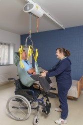 Ceiling Lift Track System ; DayLite Sling ; Standard spreader bar - SureHands Patient lift hoist